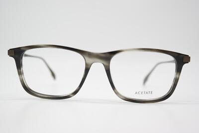 Brille SAFILO CALIBRO 02 TITANIUM Mehrfarbig Bronze Silber Oval eyeglasses Neu