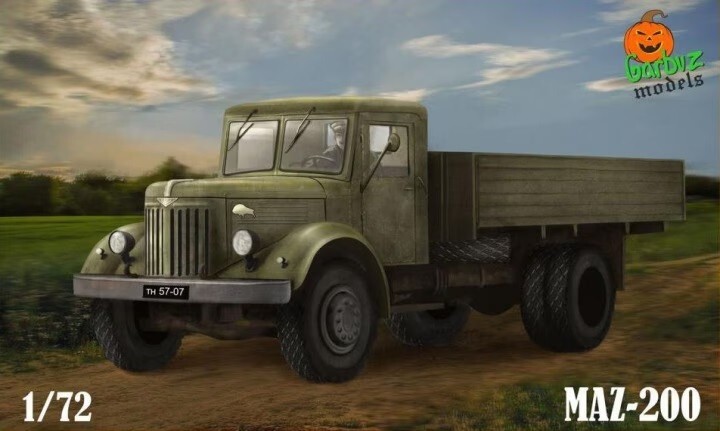 Garbuz Models 72-01 1:72nd scale Soviet MAZ-200 Truck