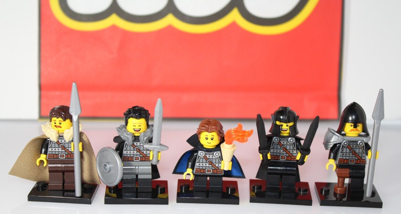 LEGO Midnight Hunting party of 5 minifigure viking castle 10305, 21325, 31120