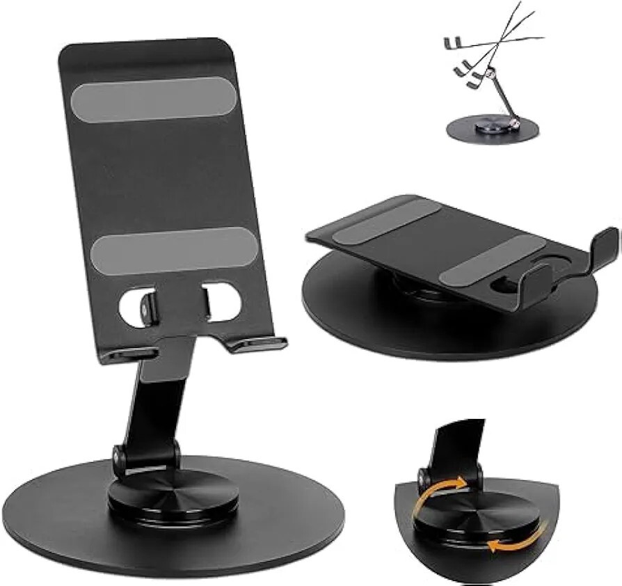 360 degree rotating phone/tablet/e-reader holder 4-12.9