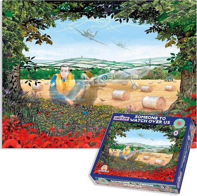 1000 Teile Puzzle RAF Spitfires WW 2 Someone to watch over us Mike Jupp