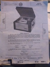 Vintage Webcor Viscount Reel Tape Recorder