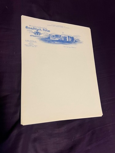 Letterhead 5 Sheets Of FREE MASONS 1960s Vintage Stationery Unused Lot - 第 2/2 張圖片