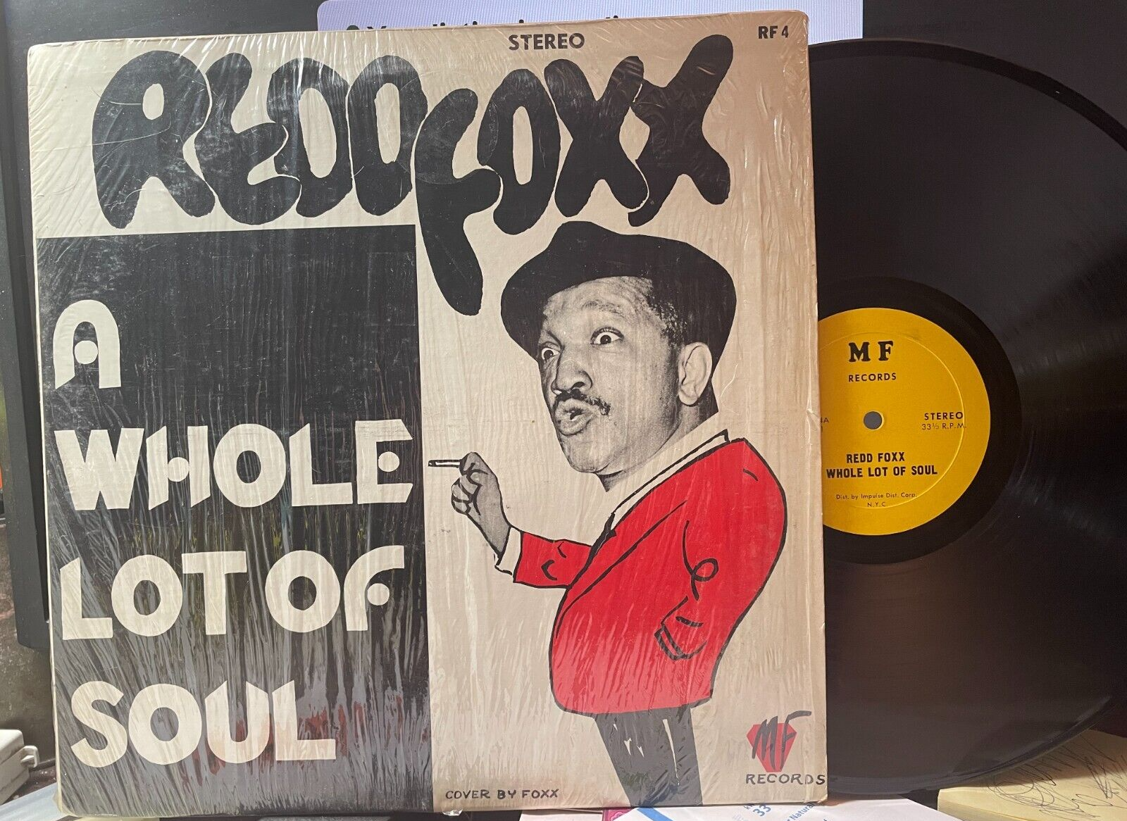 REDD FOXX A Whole Lot Of Soul LP Near Mint with Original Shrink Wrap