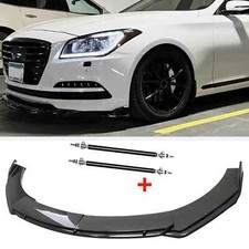 For Hyundai Genesis Sedan Coupe Front Bumper Lip Spoiler Splitter Carbon Fiber