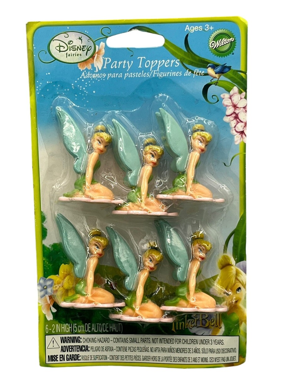 Vintage Tinker Bell Cake Toppers Flat Toppers Figures
