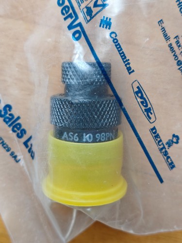 NUEVO AS610-98PN TE CONNECTIVITY DEUTSCH AUTOSPORT 6 PIN ENCHUFE LIBRE LLAVE ROJA - Imagen 4 de 5