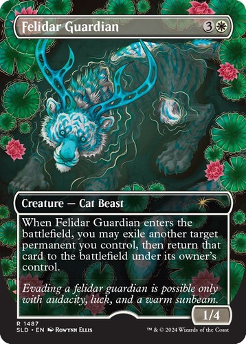 Felidar Sovereign (Borderless) [Secret Lair Drop Series] MTG Near