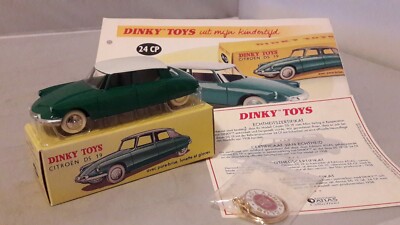 Citroen DS 19 - Mint Green - Box - Papers - Dinky Toys - Atlas
