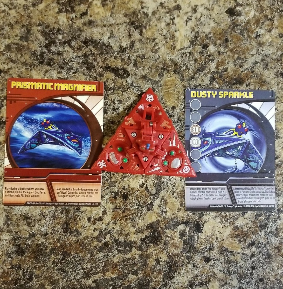 Bakugan - Tripod Epsilon - Pyrus Red Trap Battle Brawlers & Cards