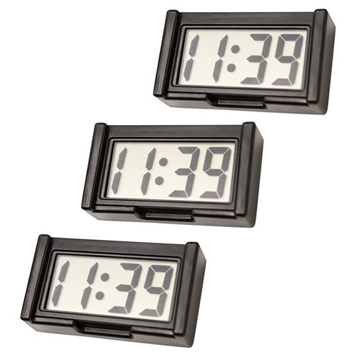 3 Pcs Clocks Classical Bedside Timer Truck Dashboard Timer Digital Vehicle Clock - Afbeelding 1 van 12