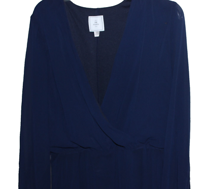 david's bridal navy blue dress mother of the bride Size 2XL Eva 3456 Navy Mother of Bride Dress