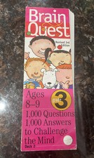 BRAIN QUEST Grade 3 AGES 8-9 1,000 Questions/Answers to Challenge the Mind