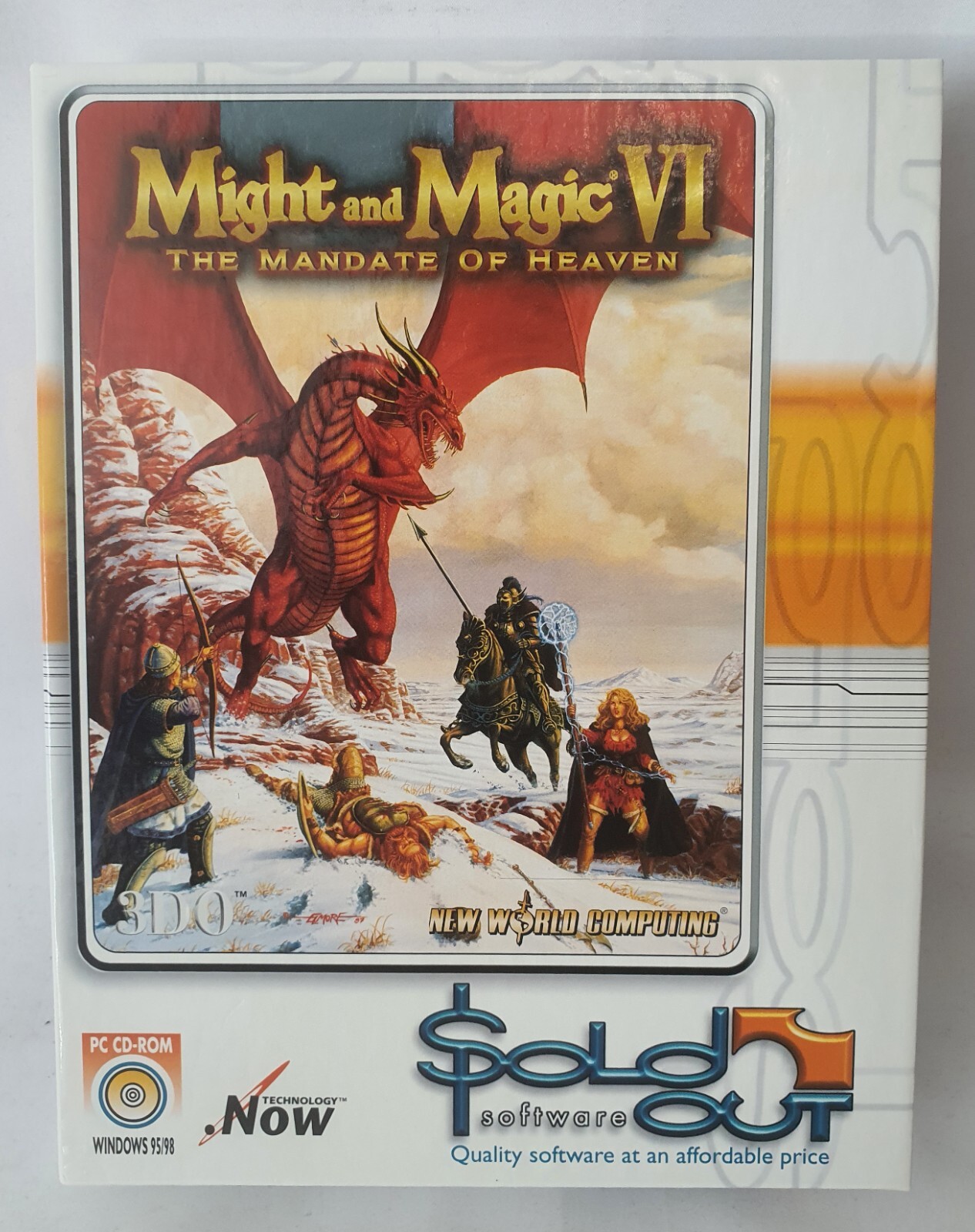 Might and Magic VI: The Mandate of Heaven PC CD-ROM Big Box NEW unused resealed