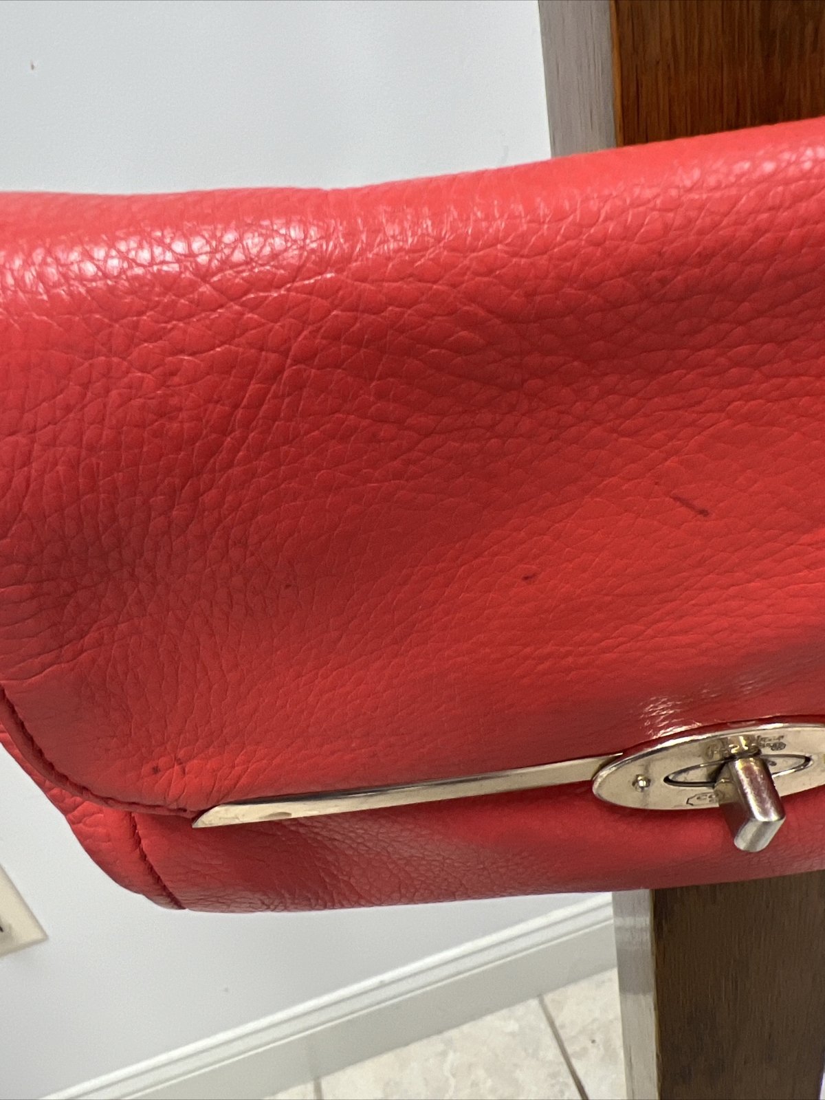 Coach Crossgrain Leather Orange Mini Ruby Crossbo… - image 3