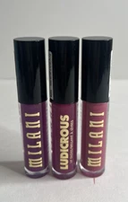 Lot Of 3 Milani Ludicrous Lip Gloss #140 Fanny A Rose 160 Powder Suit 180
