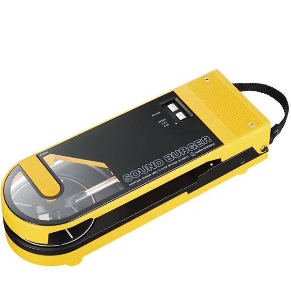 JAPAN Audio-technica SOUND BURGER AT-SB727 YL Portable Vinyl