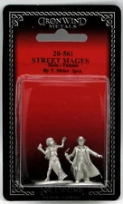 Ral Partha 20-561 Street Mages Male & Female (Shadowrun) Urban Wizard Miniatures
