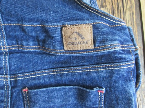 Jordache 4T Girls Kids Bibs Overalls Slim Western Skinny Blue Jeans Denim Cotton - Picture 8 of 9
