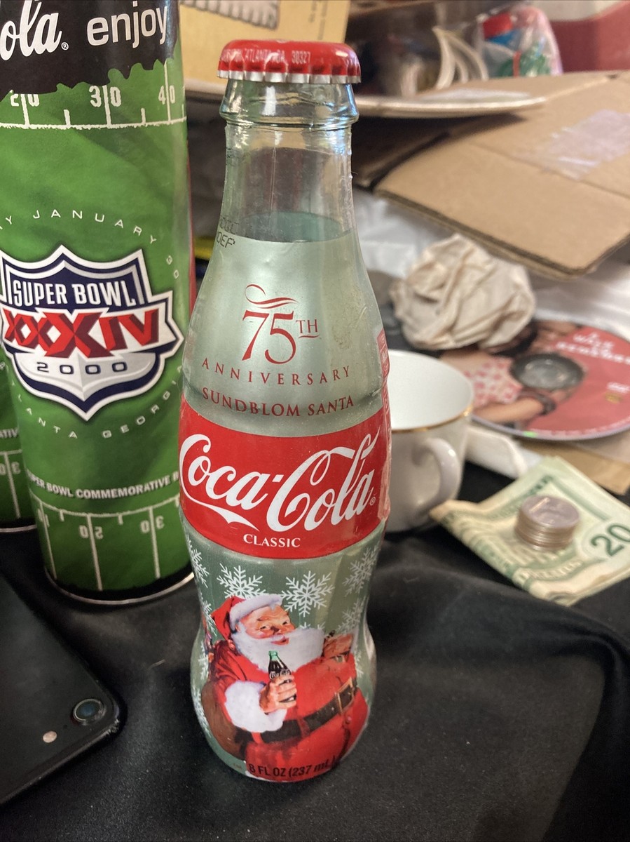 Coca-Cola ソーダファンテン記念品　非売品　アンティーク Coca-Cola Coke Classic 75th Anniversary Sundblom Santa Claus