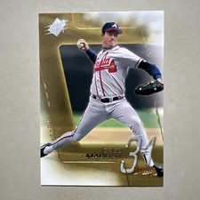 2001 SPx Atlanta Braves Baseball Card #46 Greg Maddux