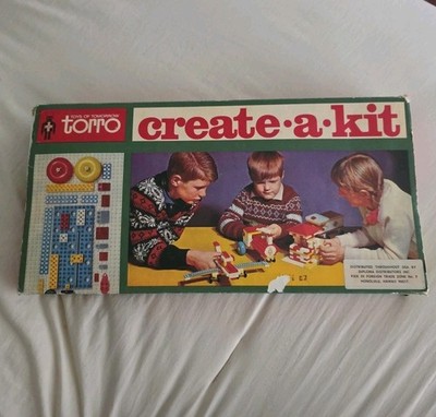 RARE Vintage 1960s Torro Create-A-Kit Building Set Toys of Tomorrow  