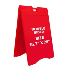 A-Frame Signboard 15.7” x 26” Display Surface – Small Outdoor Sandwich Board ...