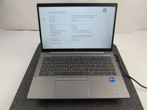HP ZBOOK FIREFLY 14 (G8) 1920X1080 FHD I5-1145G7 512GB SSD 16GB RAM NO O.S