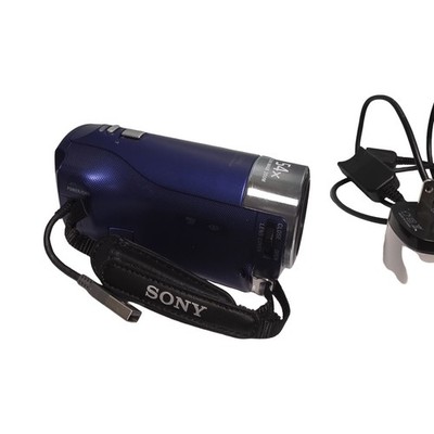 Sony Handycam HDR-CX240 9.2MP 54x Zoom Blue Digital Camcorder