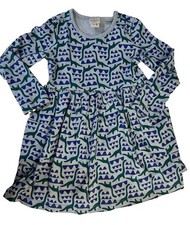 Hanna Anderson Playground Dress Pockets Dinosaur Size 4 Longsleeve
