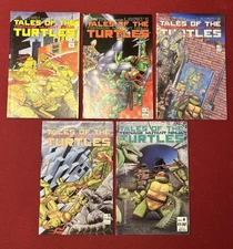 TALES OF THE TEENAGE MUTANT NINJA TURTLES #2-6 RUN LOT 1st Rat King Leatherhead