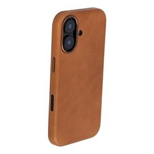 Genuine Leather Case for iPhone Compatible with MagSafe, with 17 Light Brown