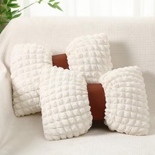 Novabright 2 Pcs Bow Pillow, 13 x 14 Bow Shaped Coquette Throw Pillow, Cushio...