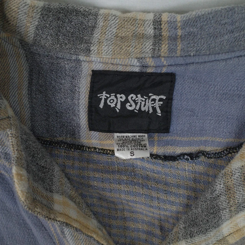 Vintage Top Stuff Made In Australia 100 Cotton Flannel Mens Small - image 4 of 4