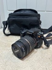 Sony Alpha A200 DSLR Camera with 3x Sony lenses and timer