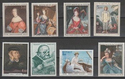 MONACO BILDER Lot #2 MNH