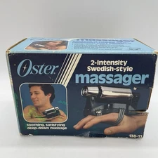 Vintage Oster Imperial 2-Speed Vibrating  Electric Massager 138-11E USA w/ Box