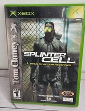 Tom Clancy's Splinter Cell (Microsoft Xbox, 2002) With Manual