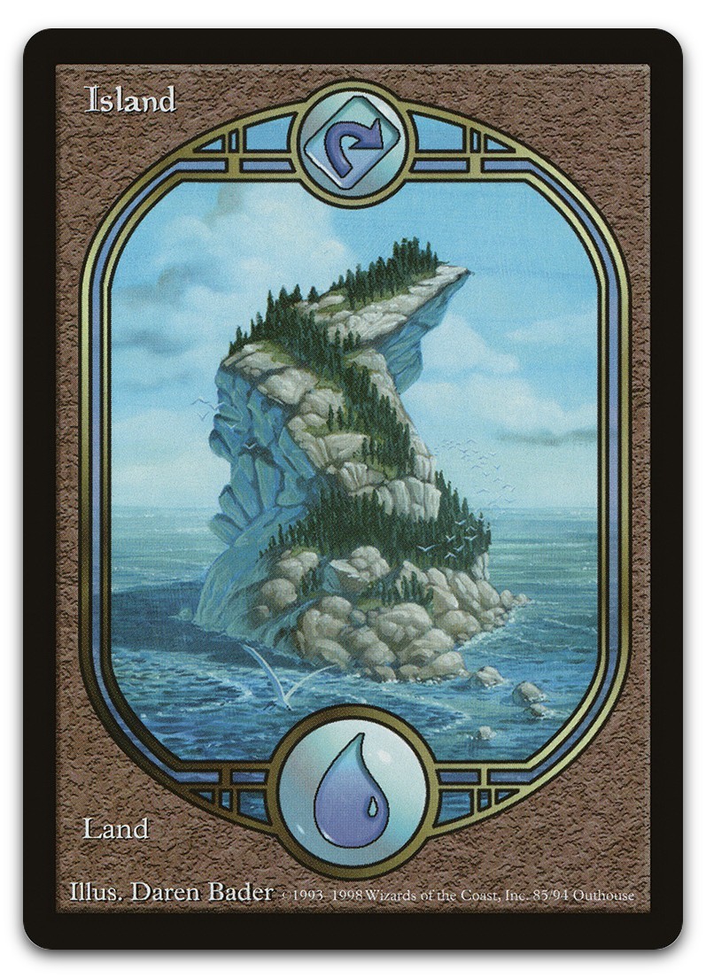 Island (UGL) #85 (NM) Unglued UGL Magic MTG