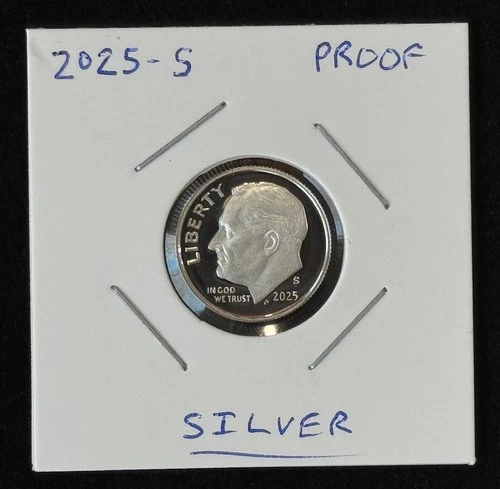2025 S Roosevelt Dime Gem DCam Proof 99.9% Silver Just Over 200,000 Minted!