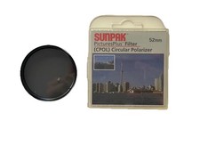 SunPak PicturesPlus Filter CPOL Circular Polarizer 52mm with case