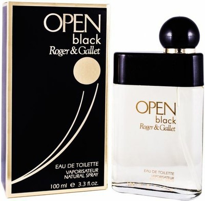 OPEN ROGER & GALLET BLACK EAU DE TOILETTE FOR MEN WITH WORLDWIDE SHIPPING 100 ML
