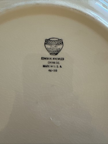 Serving Platter - Edwin M. Knowles - VTG - Picture 3 of 3