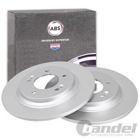 2X A.B.S. Bremsscheiben 284Mm Hinten Passend FüR Hyundai Grandeur I30 Ioniq