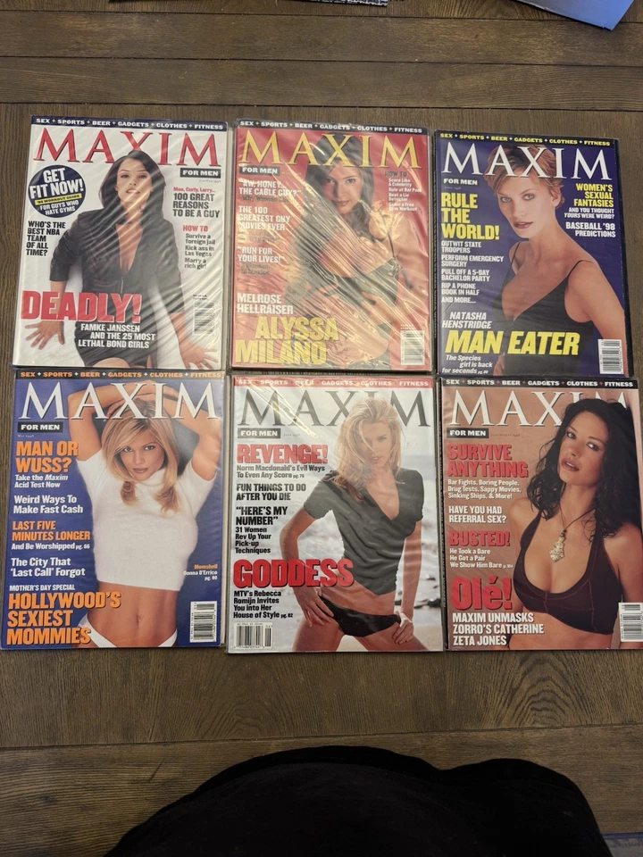 Maxim Magazine Collection Issues #1-253 | Over 250 Excellent Condition Magazines Foto 2 de 4