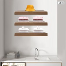 5Pcs Foamed PVC Wire Shelf Wall Mount Closet Cabinet Wire Storage Rack Covers