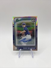 2024 Donruss Optic Chase Dollander Auto Rated Prospect Silver Prizm Rockies #199