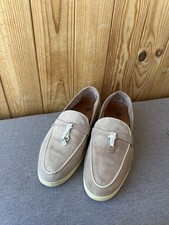 LORO PIANA SUMMER WALK WOMEN LOAFERS SIZE 37 EU, 6.5 US, 4.5 UK