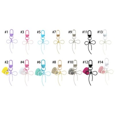 Charming Alloy Butterfly Keychain Keyring Bag Pendant for Everyday and Party Use