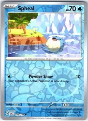 Spheal 043/191 Surging Sparks Reverse Holo Common